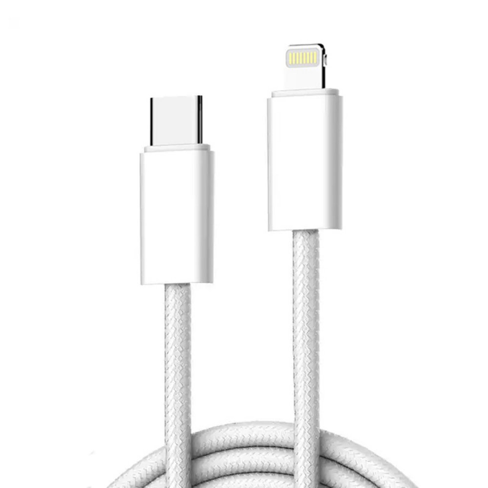 Kabl — Data Ldnio LC901-I 30W Type C na Lightning beli 1m