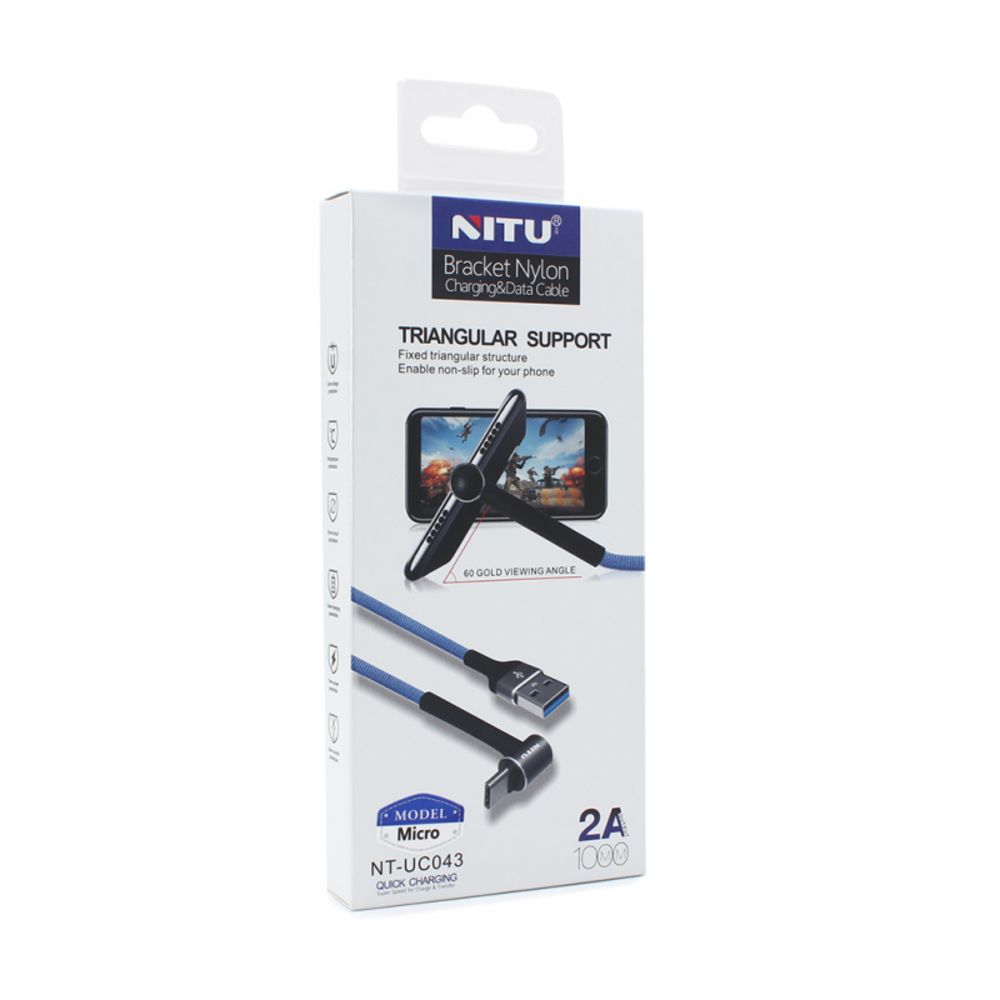 Kabl — Data Nitu UC043 micro USB crveni 1m