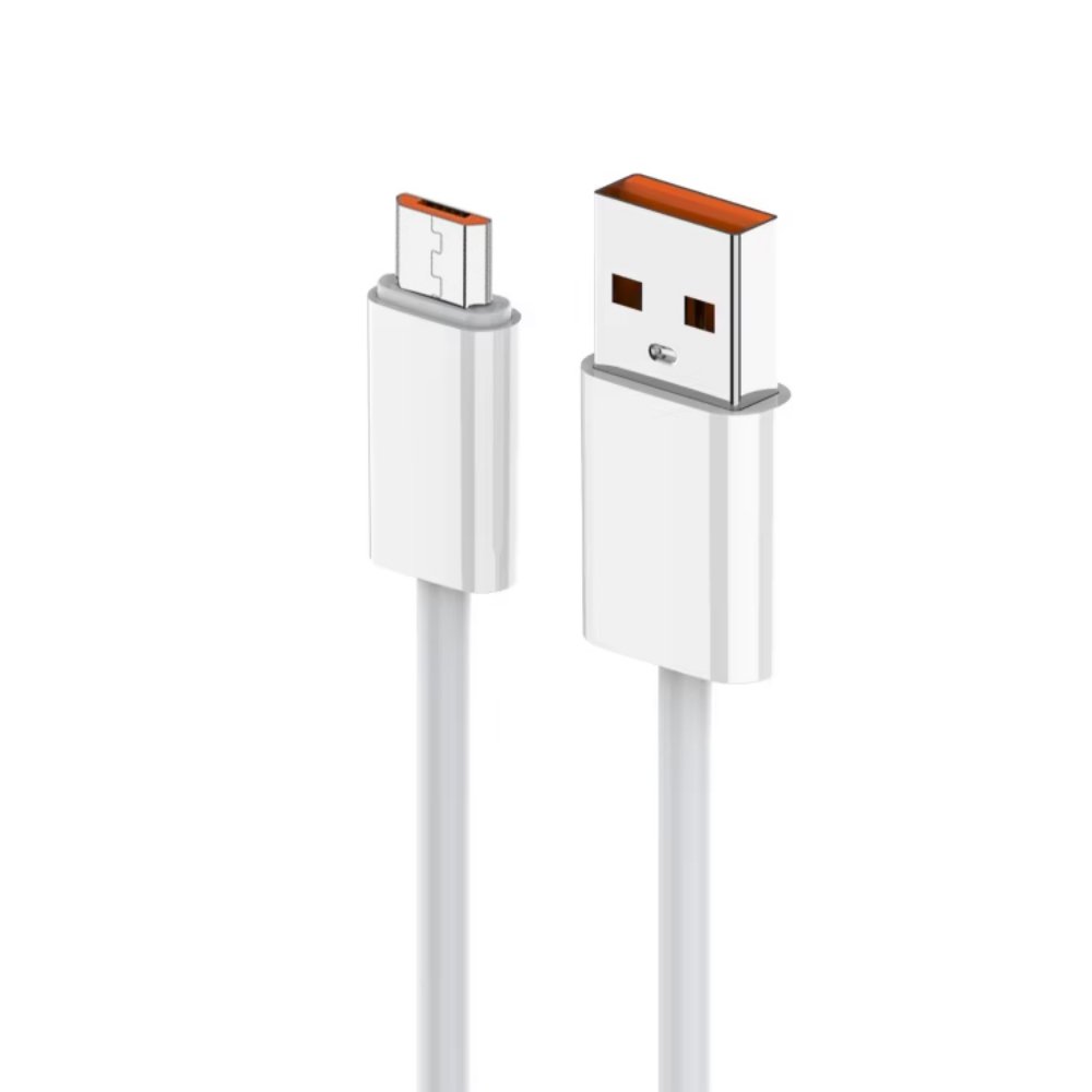 Kabl — Data Pluginn fast 25W USB na micro USB beli 1m