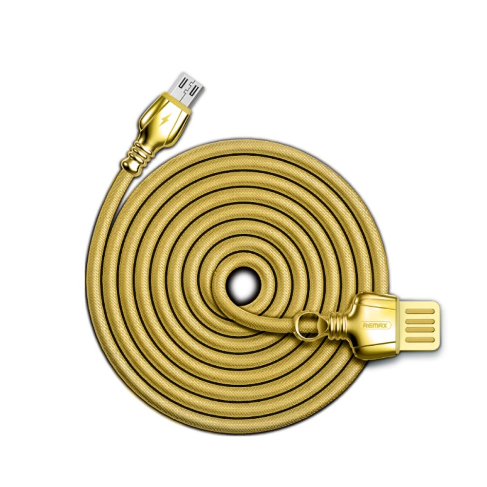 Kabl — Data Remax King RC-063m micro USB zlatni 1m