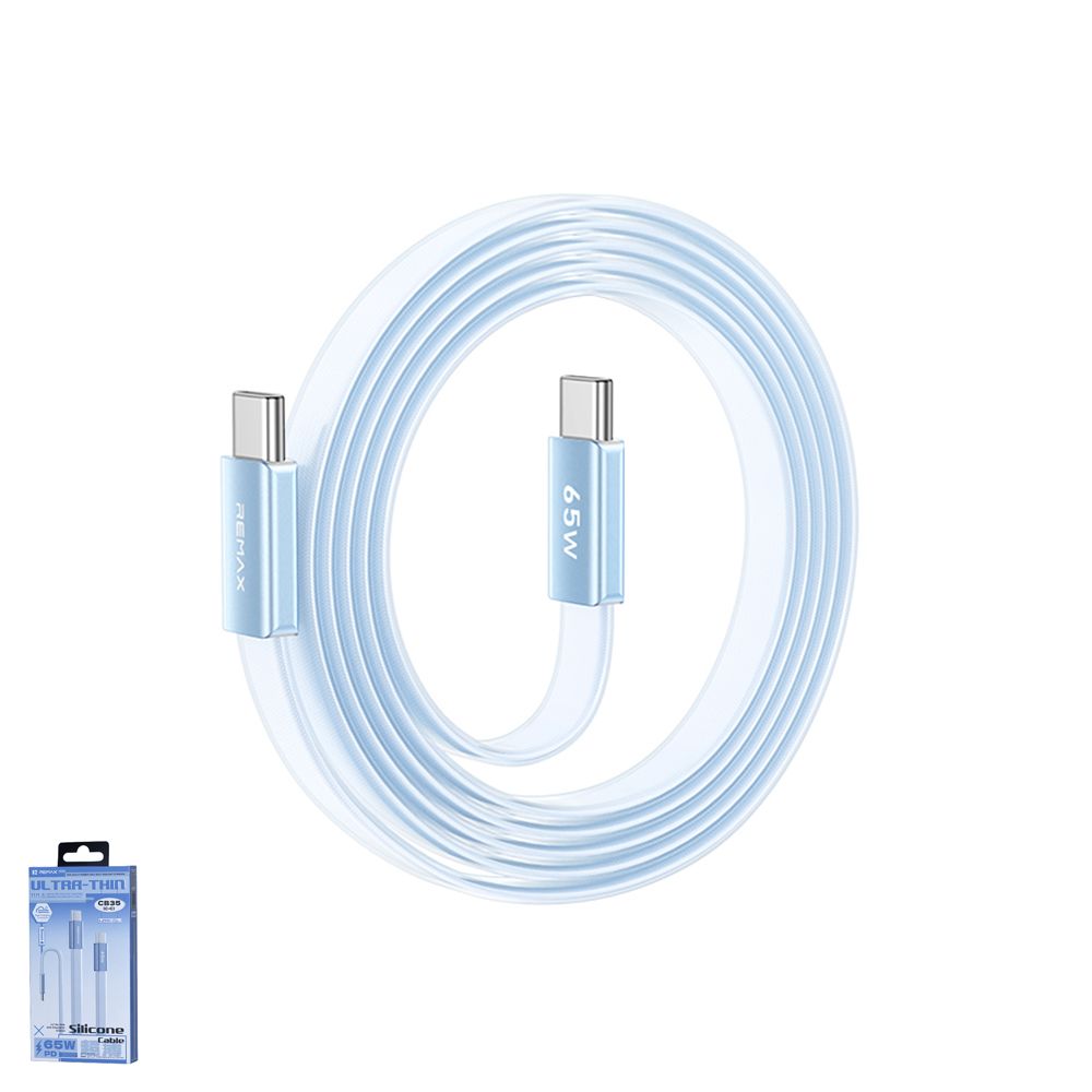 Kabl — Data Remax Ultimate Series CB35 65W Ultra-Thin Fast, plavi
