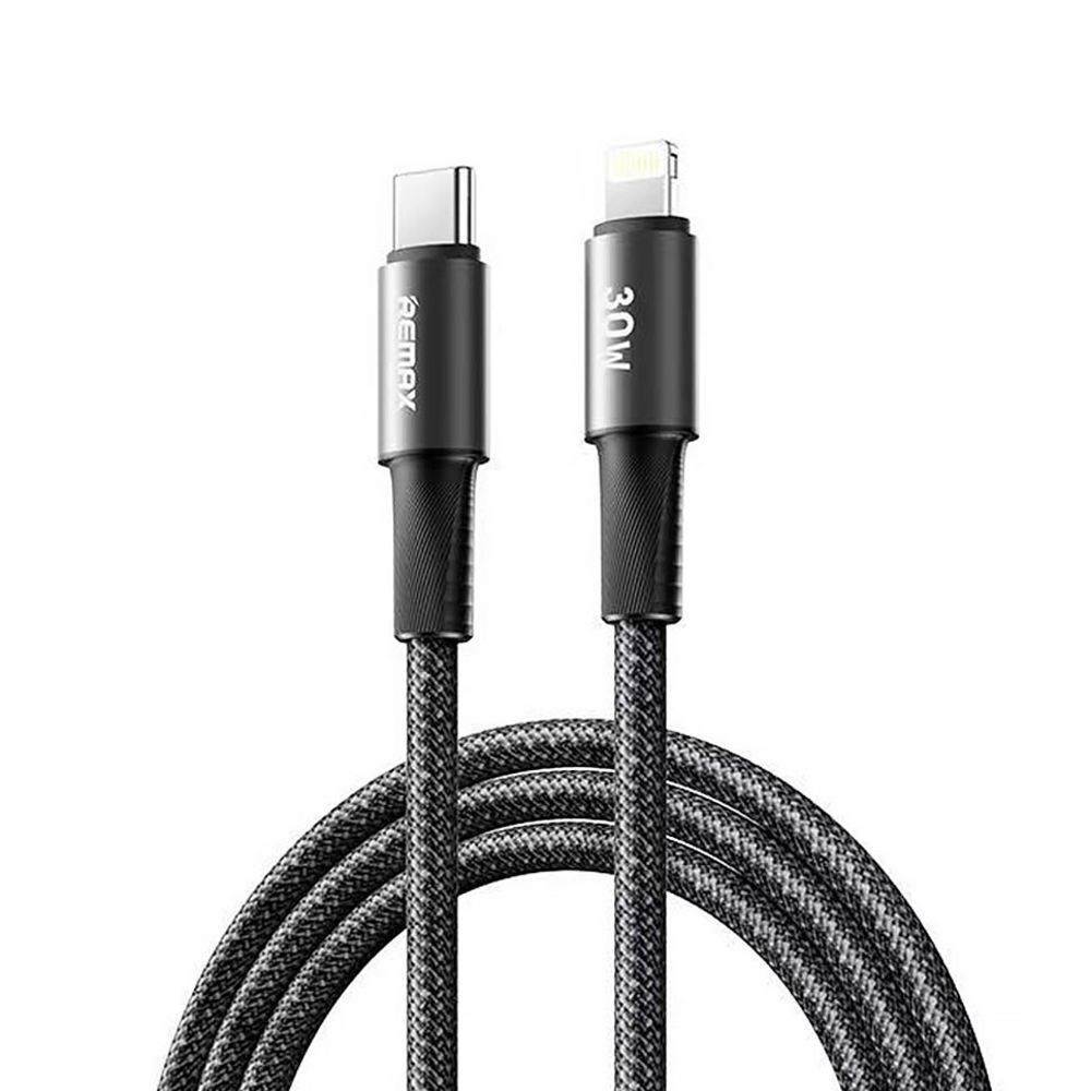 Kabl za Apple — Data Remax Velocity CB25 Fast charging 30W Type C, crni