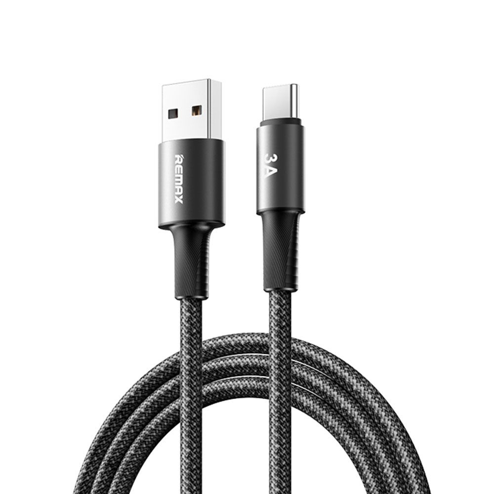 Kabl — Data Remax Velocity CB25 Fast charging 3A USB na, crni