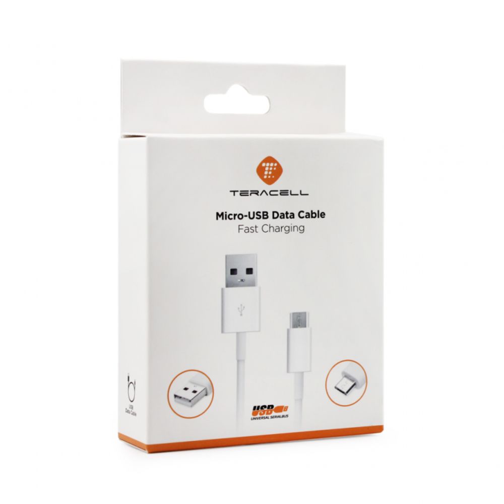 Kabl — Data Teracell Plus 2.4A micro USB crni 1.2m