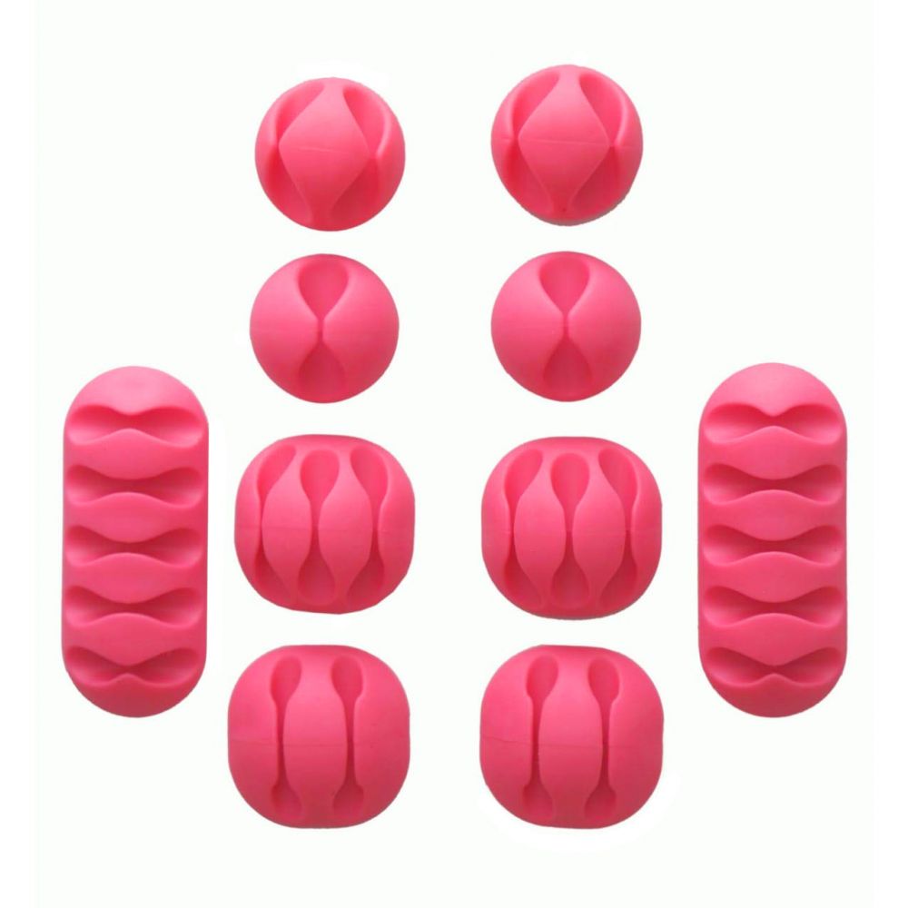 Kabl — Drzac kablova JWD set 10u1, roze