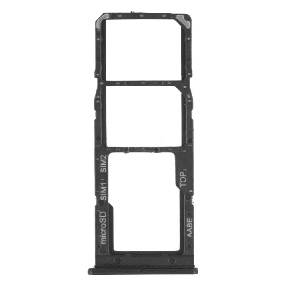 Servisni deo za Samsung Galaxy A12 — Drzac SIM kartice, crni