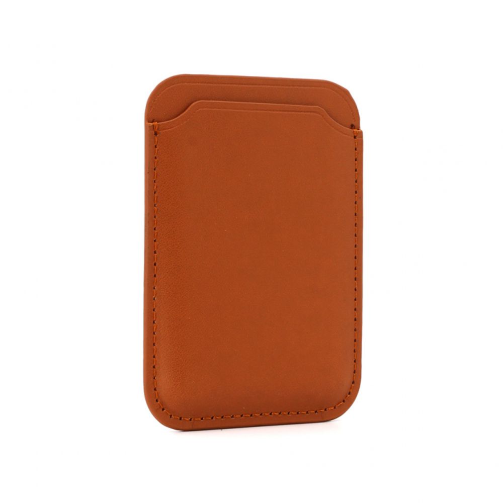 Power bank — Drzac za kartice Leather Wallet svetlo, svetlo braon