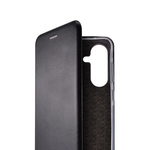 Maska za Samsung Galaxy A36 5G — Flip Leather, crna