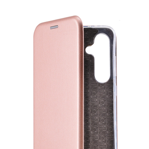 Maska za Samsung Galaxy S24 FE — Flip Leather, roza