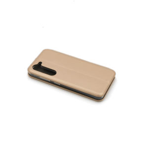 Maska za Samsung Galaxy S23 — Flip Leather, zlatna