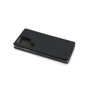 Maska za Samsung Galaxy S23 Ultra — Flip Leather, crna