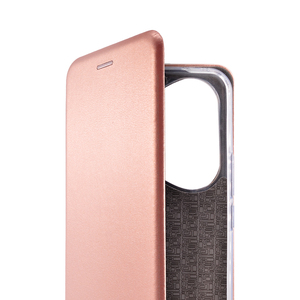 Maska za Honor 400 Pro — Flip Leather, roza
