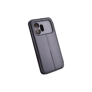 Maska za Honor 600 — Flip Leather, crna
