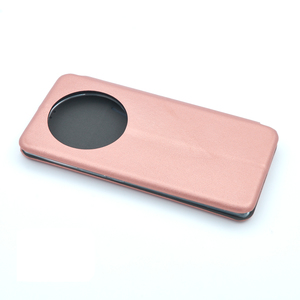 Maska za Honor Magic 5 Lite — Flip Leather, roza