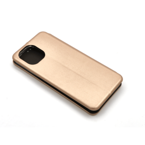 Maska za Huawei Nova Y61 — Flip Leather, zlatna