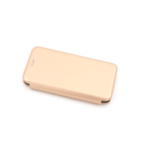 Maska za Apple iPhone 15 — Flip Leather, zlatna