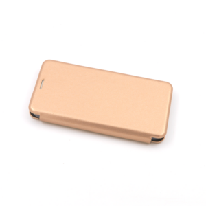 Maska za Apple iPhone 15 Plus — Flip Leather, zlatna