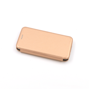 Maska za Apple iPhone 15 Pro — Flip Leather, zlatna