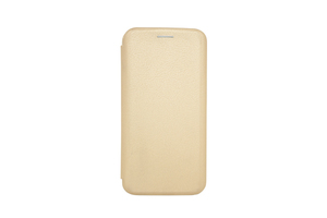 Maska za Apple iPhone 7 Plus — Flip Leather, zlatna