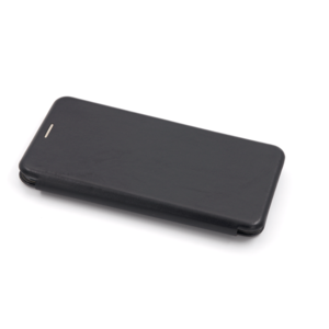 Maska za Motorola Moto E13 — Flip Leather, crna