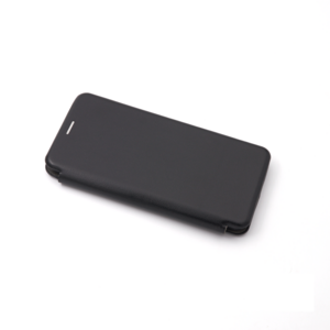 Maska za Motorola Moto G84 — Flip Leather, crna