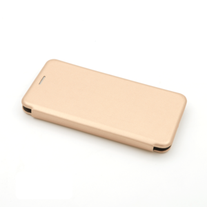 Maska za Realme 10 — Flip Leather, zlatna