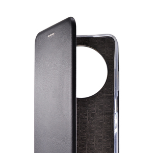 Maska za Xiaomi Redmi 14C — Flip Leather, crna