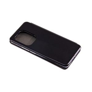 Maska za Samsung — Flip Leather, crna