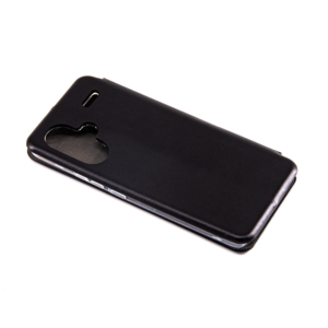 Maska za Samsung — Flip Leather, crna