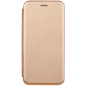 Maska za Vivo Y35 — Flip Leather, zlatna