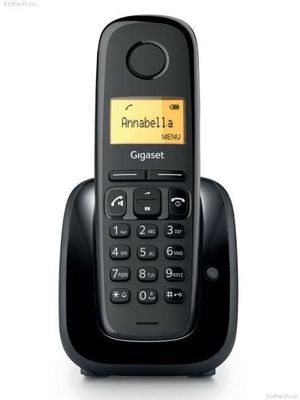 Telefon za Gigaset A280 — Bežični, crni