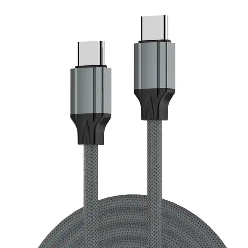 Punjač — Kabel Ldnio LC442C 65W Type-C na Type-C sivi 2m