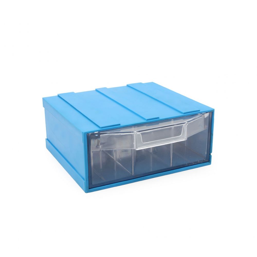 Servisni deo — Klaser 1/1 sa 2 pregrade, plavi
