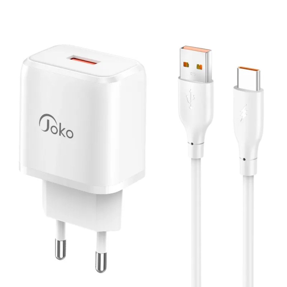 Punjač — Kucni Konfulon JK90 DC65 PD20W sa kablom USB na, beli