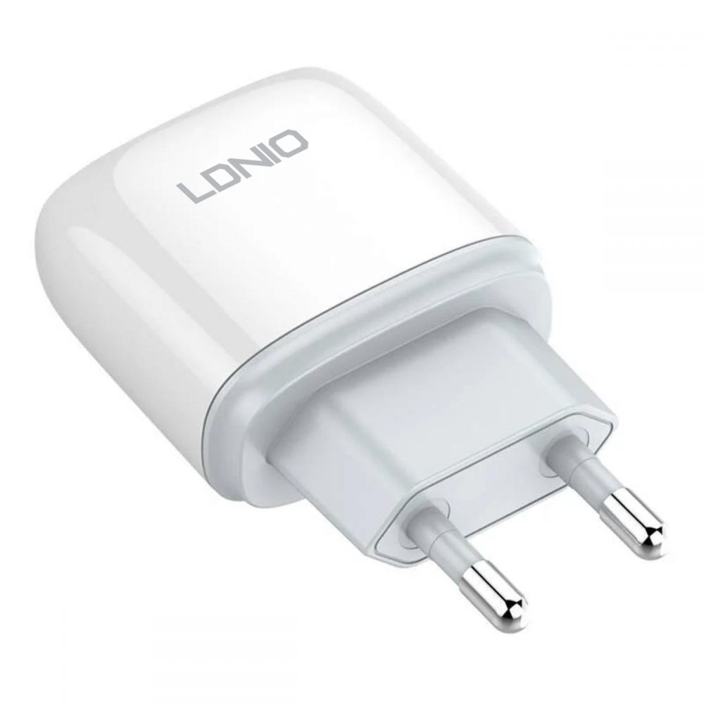 Punjač — Kucni Ldnio A1209Q QC3.0, 18W sa Type C kablom, beli