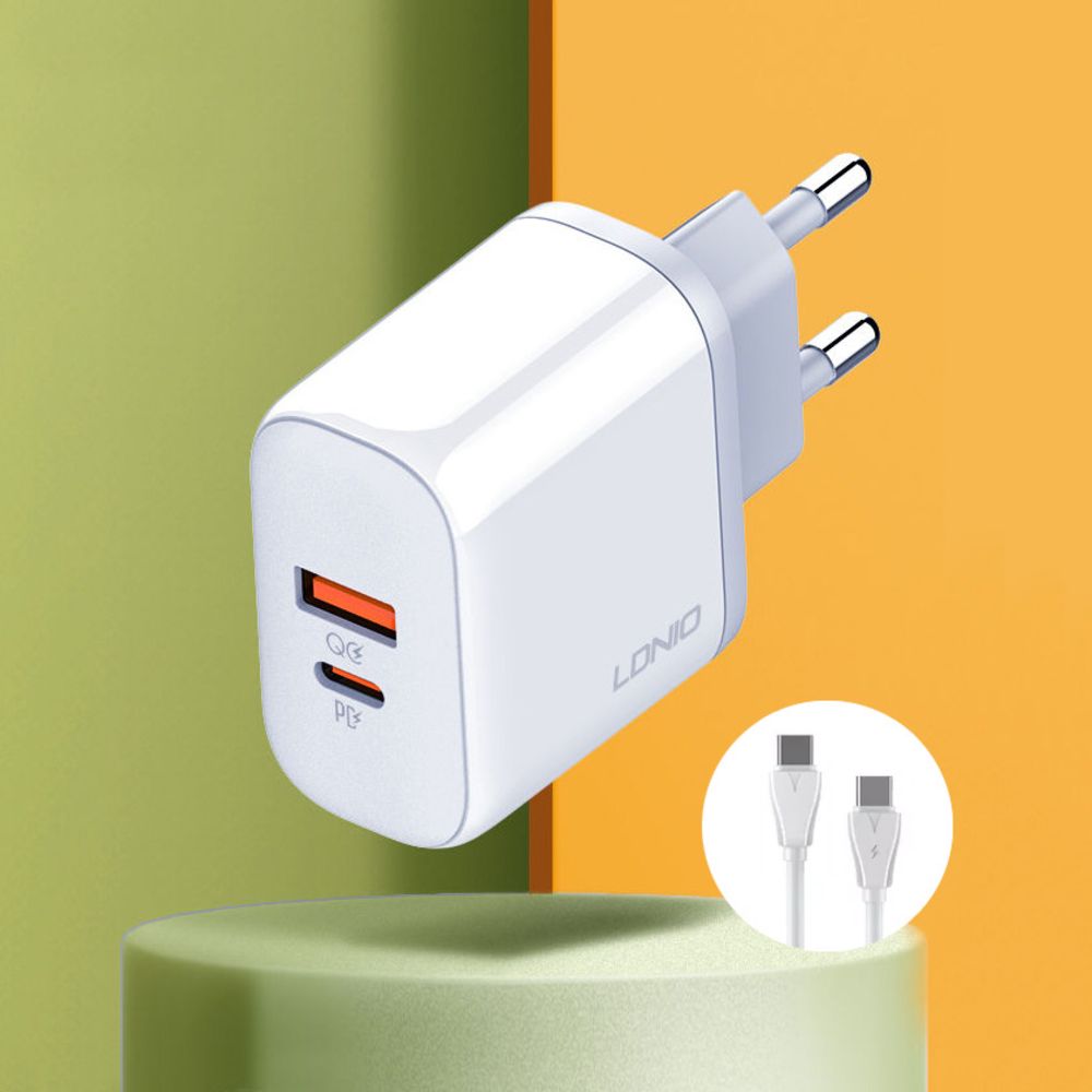 Punjač — Kucni Ldnio A2526C PD, QC4+, QC3.0, PPS 45W Type C
