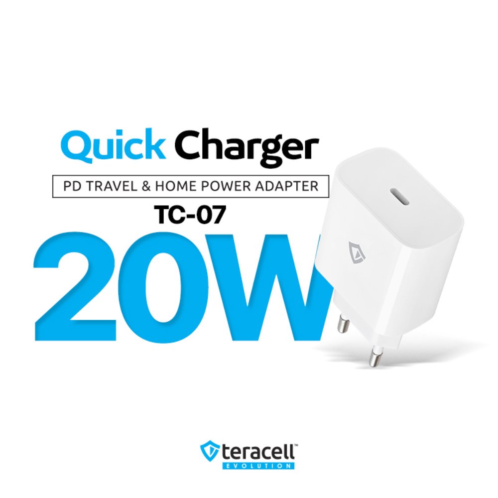 Punjač za Apple — Kucni Teracell Evolution TC-07 PD Fast charging 20W