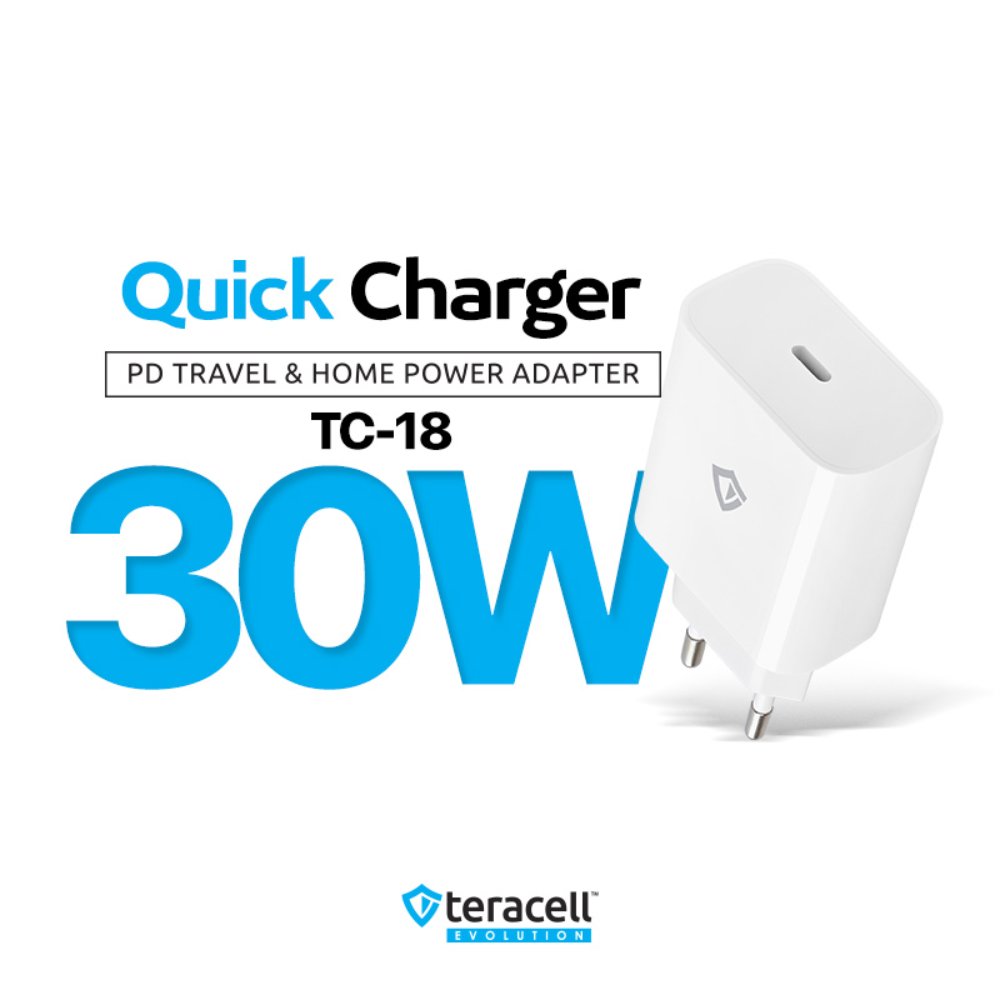Punjač — Kucni Teracell Evolution TC-18 PD Fast charging 30W