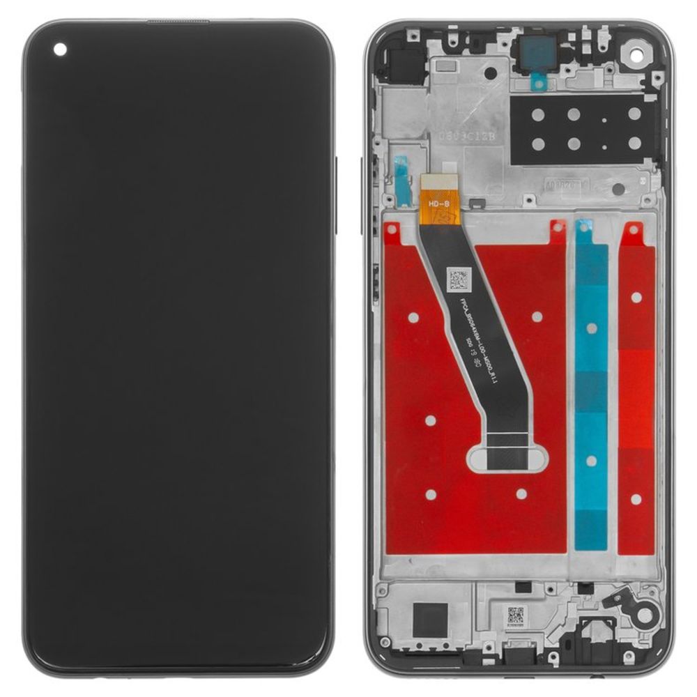 Ekran za Huawei P40 Lite E — LCD, crni