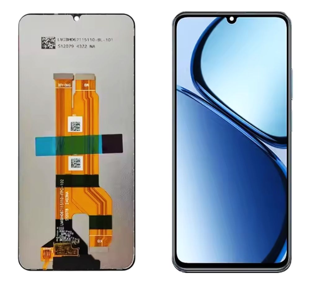 Ekran za Realme C63 — LCD, black