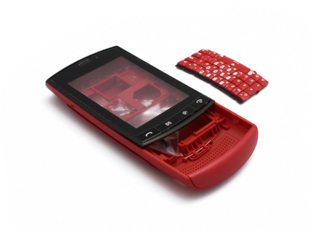 Servisni deo za Nokia 303 Asha — Maska, crvena