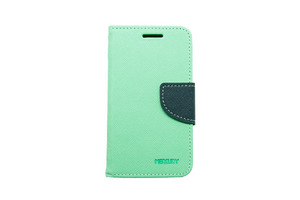 Maska za Samsung Galaxy S Duos — Mercury Flip Case, zelena