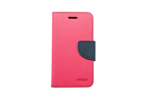 Maska za Samsung Galaxy J1 — Mercury Flip Case, roza