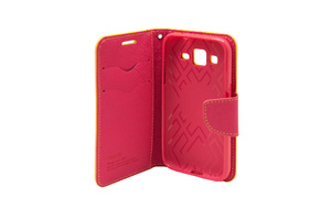 Maska za Samsung Galaxy J5 — Mercury Flip Case, zuta