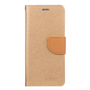 Maska za Huawei Nova Y70 — Mercury Flip Case, zlatna