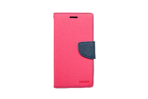 Maska za Lenovo A6000 / A6010 — Mercury Flip Case, roza