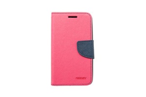 Maska za Sony Xperia E4 — Mercury Flip Case, roza