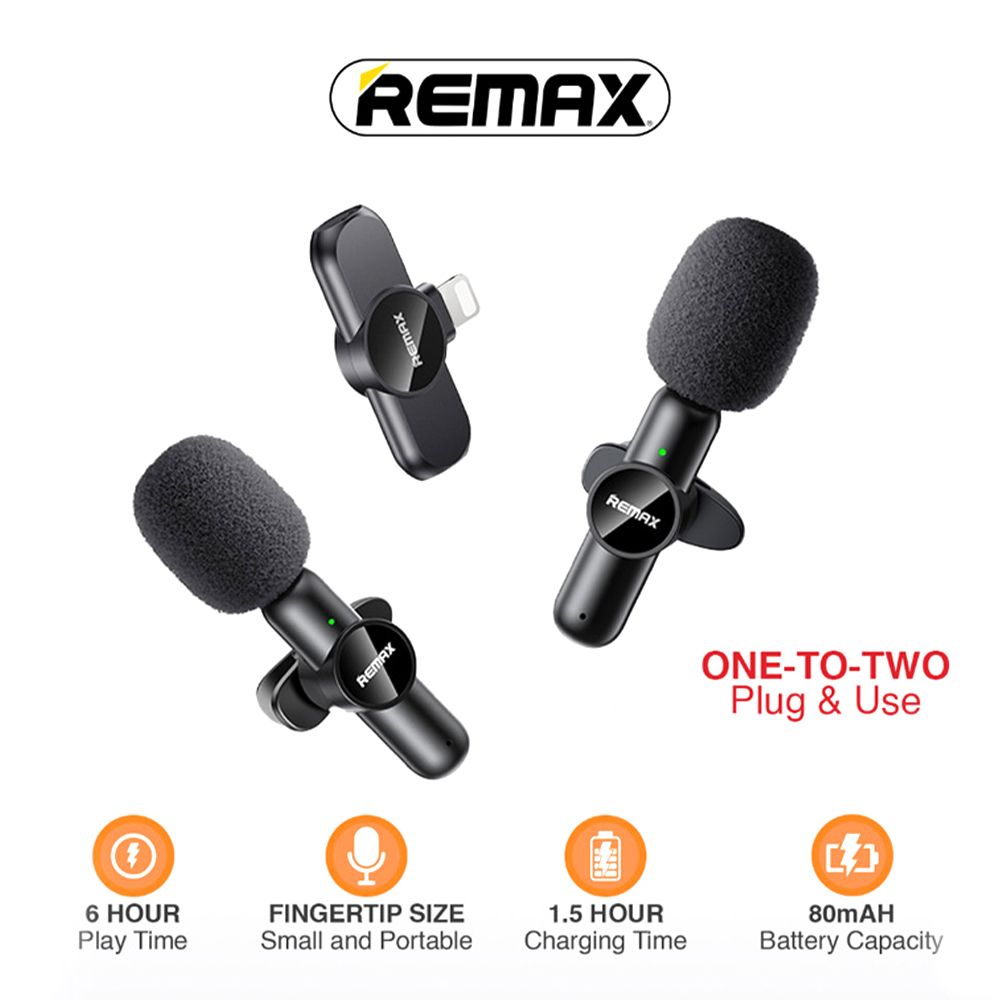 Audio oprema za Apple — Mikrofon Remax Ryusic Series K10 iPhone, crni