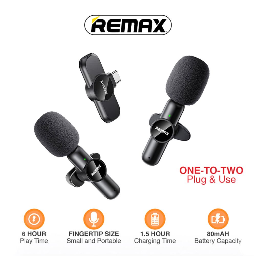 Audio oprema — Mikrofon Remax Ryusic Series K10 Type-C, crni