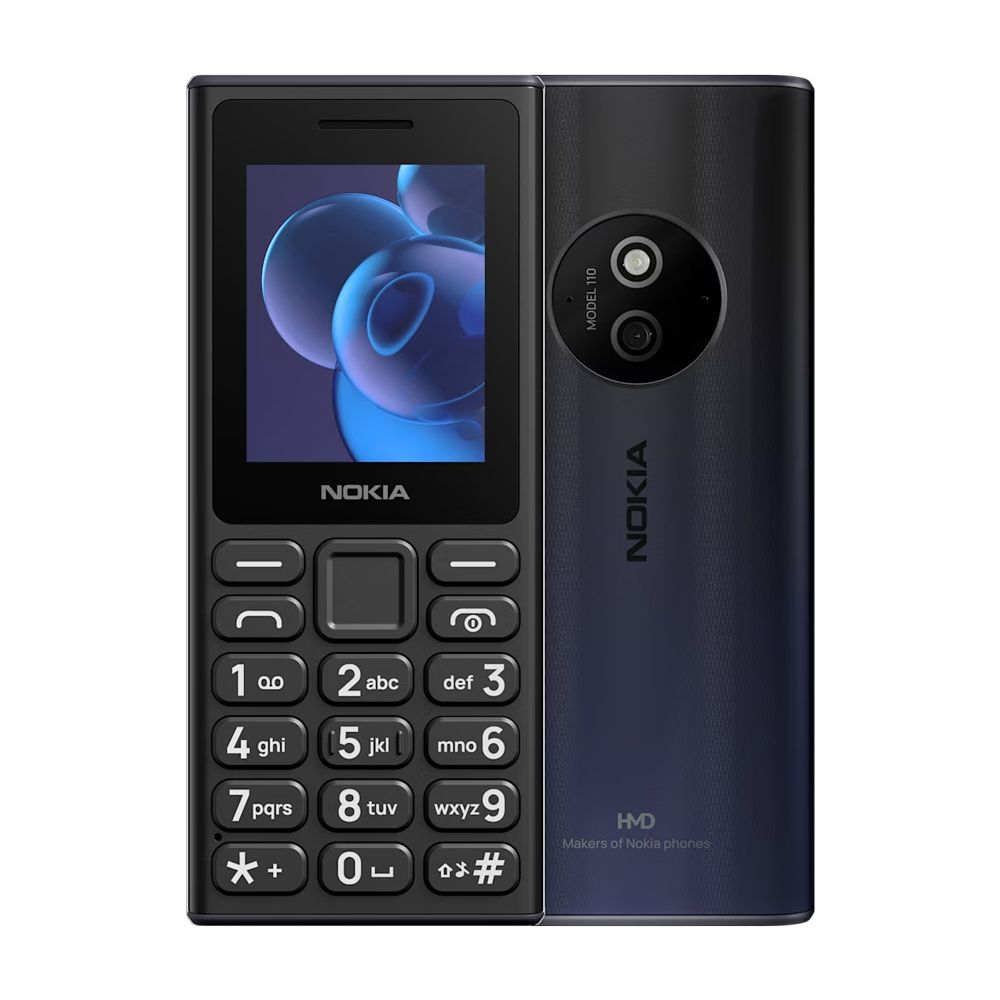 Telefon za Nokia 110 — Mobilni HMD 2024 2.0" Type-C/crni